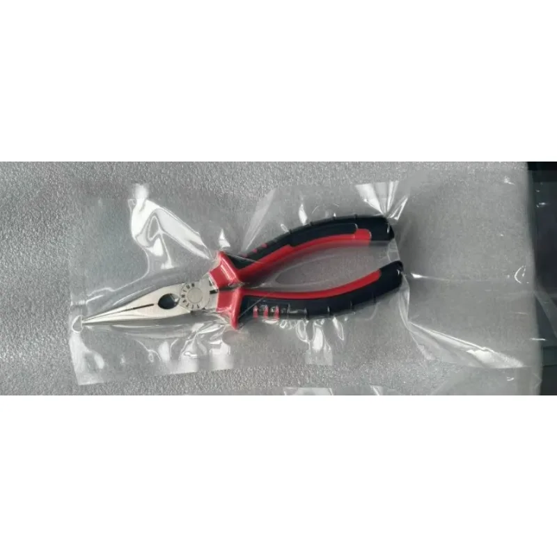Titanium long-nosed pliers, non-magnetic, plastic handle for cutting, customizable OEM support, made in China