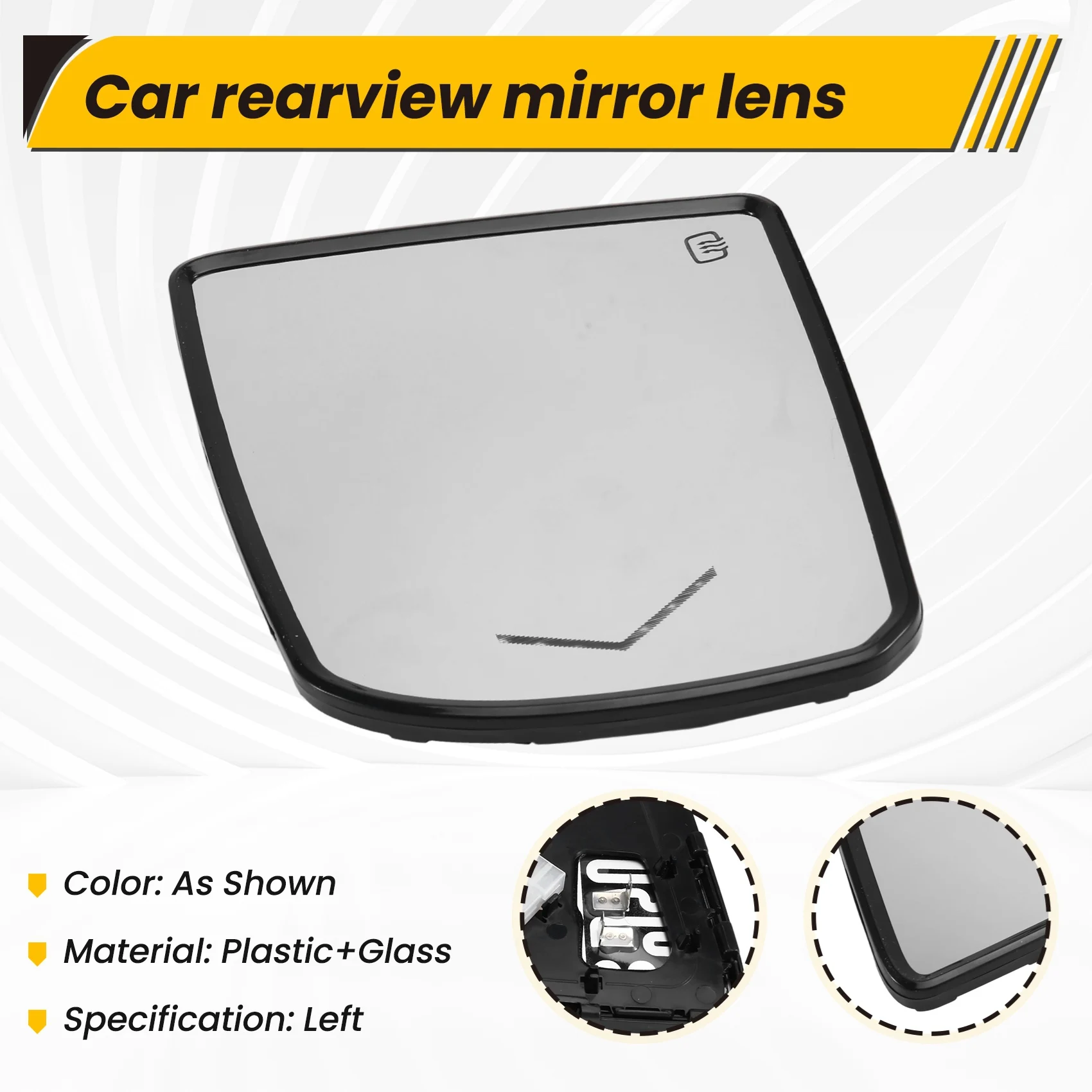 

X39A-Линза зеркала заднего вида с подогревом и указателем поворота для Toyota Sequoia 2007-2020 87906-0C110 MGA08562