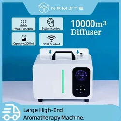NAMSTE 9000m³ Smart App Control WIFI Perfume Essential Oil Hotel Diffuser Machine HVAC Split Essential Oil Diffuser For Office