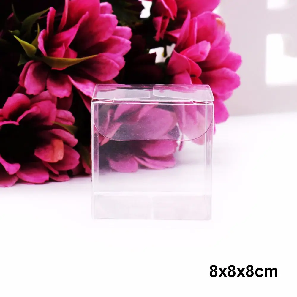 Multi-Size Transparent Candy Boxes for Events