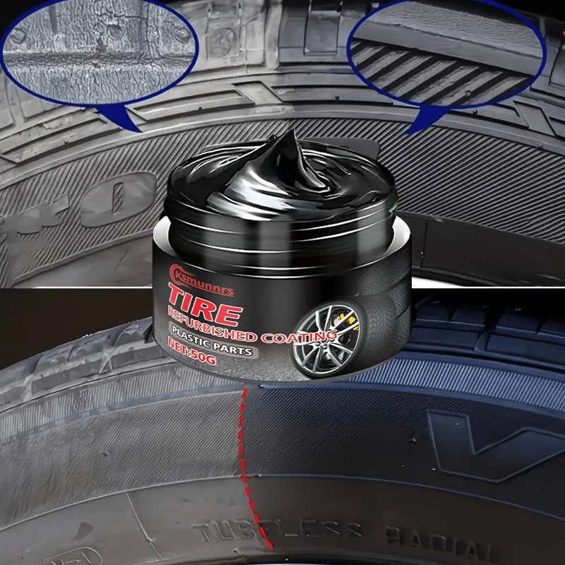 Tire Shine and Restorer - Quick Shine Formula for Tires, Plastics, and Rubber - Provides Long-Lasting Gloss and Protection