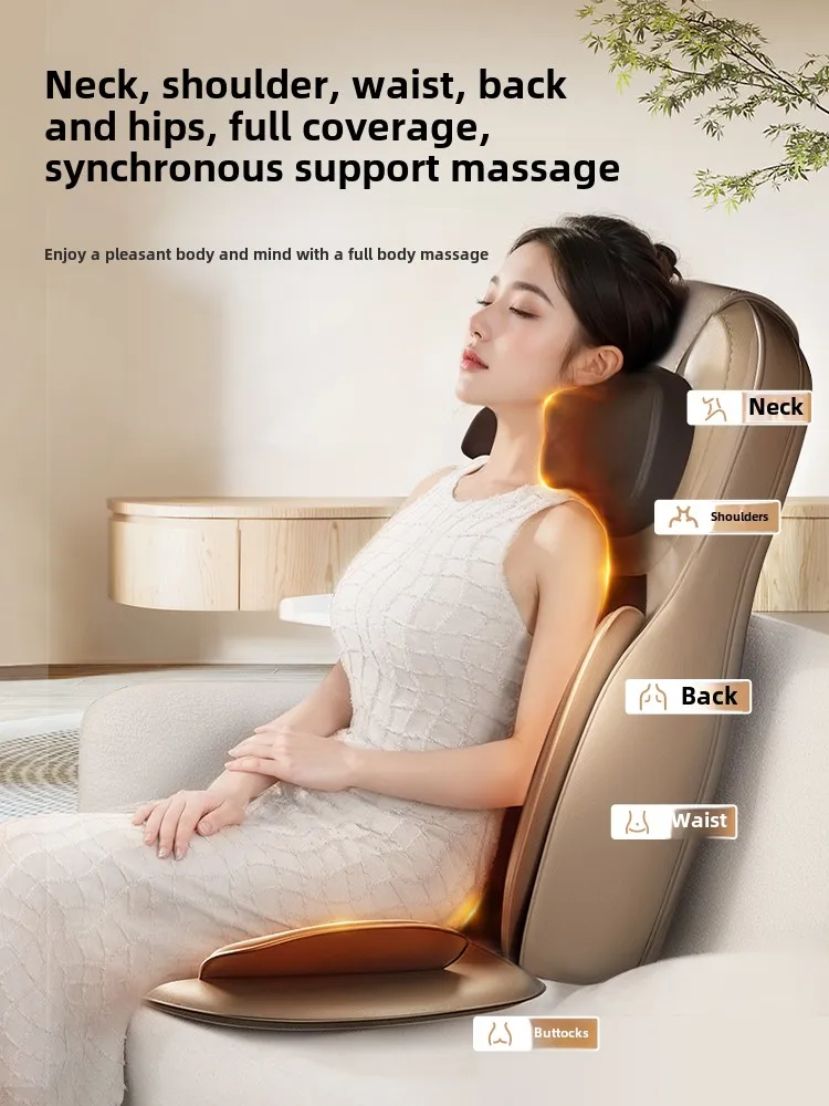 Customizable Massager Shoulder Cervical Spine Waist Back Kneading Chair Cushion Multifunctional Cushion