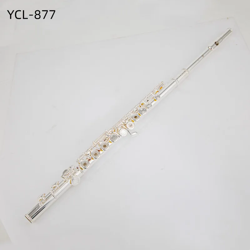 Top Japan Flute 877 817 Professional Cupronickel C Key 16 Hole Flute Silver Plated Musical Instruments With Case and Accessories