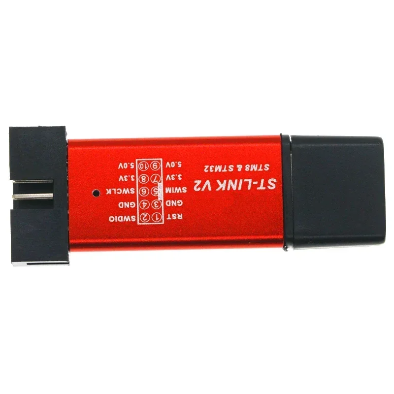1/5 Buah ST LINK Stlink ST-Link V2 Mini STM8 STM32 Simulator Unduh Pemrograman Pemrograman dengan Penutup A41 untuk Arduino