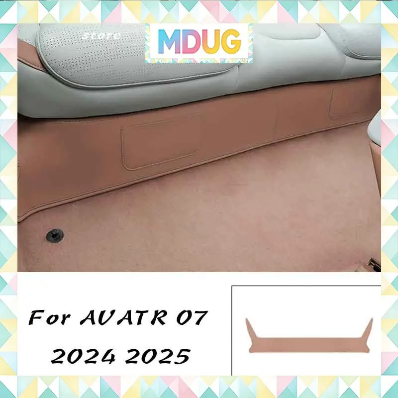 MDUG For AVATR 07 2024 2025 Seat Under Protective Mat Leather Anti-kick Pads Interior Modification Accessories