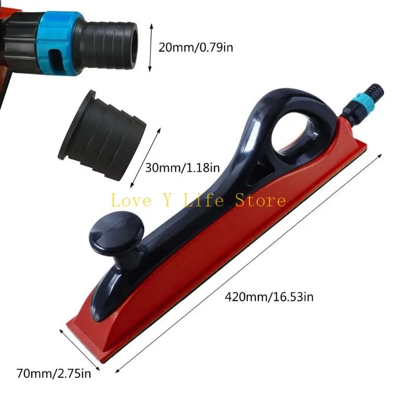 كتلة الصنفرة اليدوية الفراغية L74C مجموعة الغبار المسامية لصيانة السيارة #6