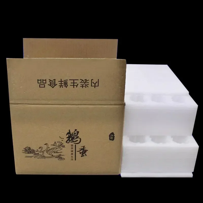 6 Holes Pearl Cotton Goose Egg Tray Express Transport Packing Box Ventilation Anti Fall Measures Protection Tray Foam Gift Boxes