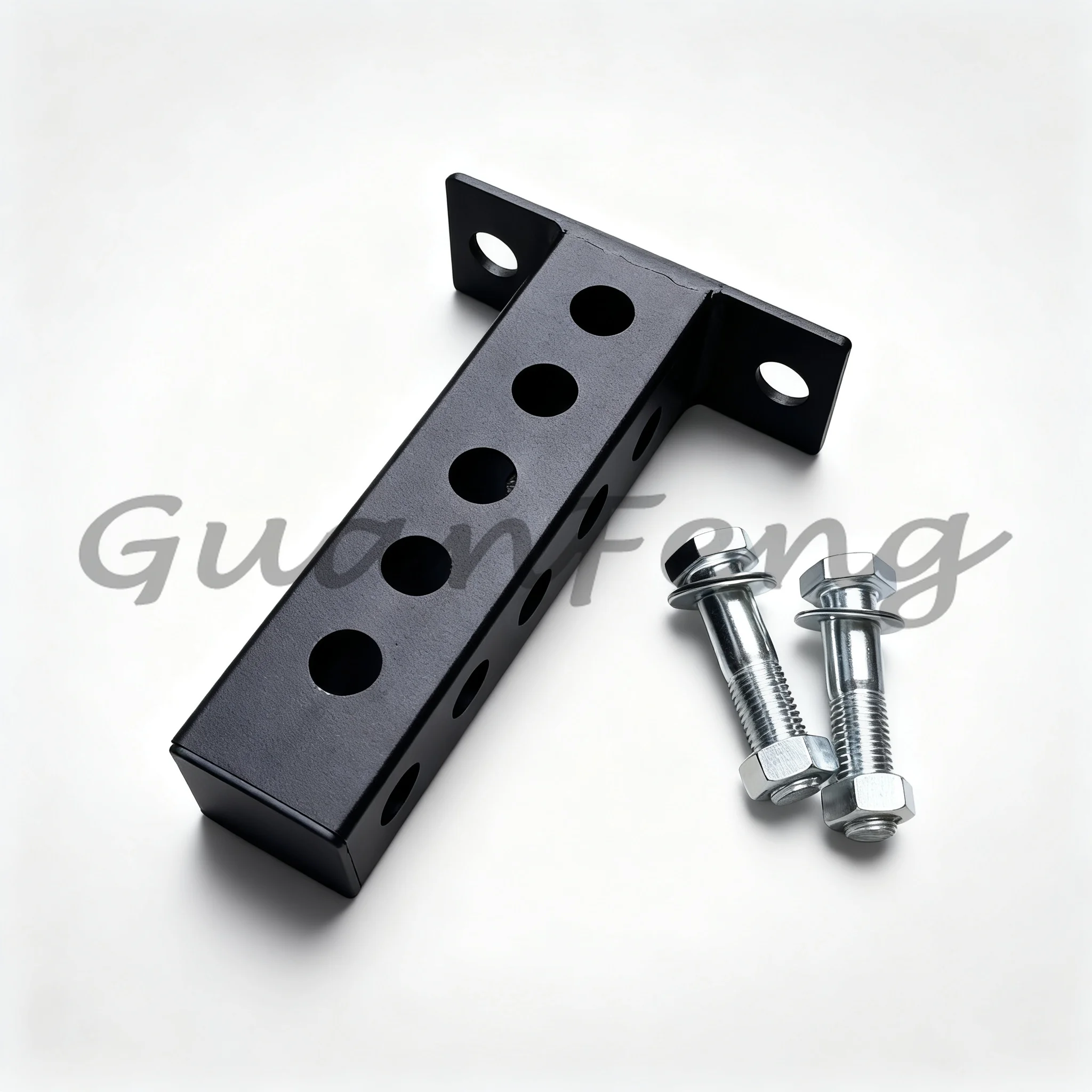75x75mm Square Tube Single End Beam Squat Rack Accessory, 26 Openings 50 Holes Gym Storage Part