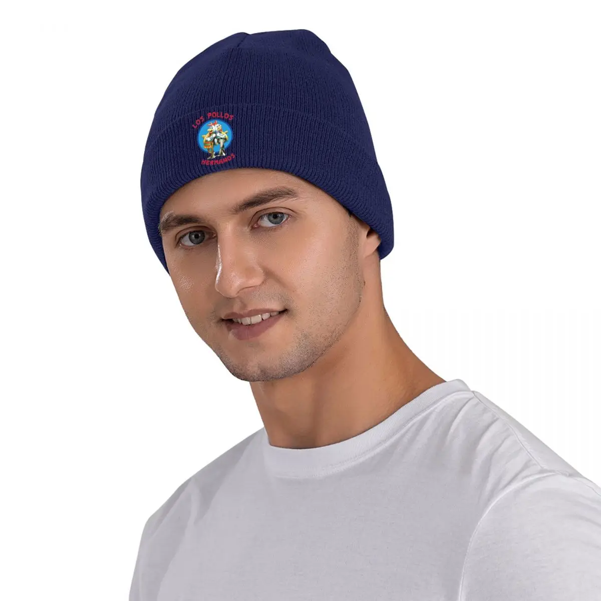 Los Pollos Hermanos Breaking Bad Hats Autumn Winter Beanies Ski TV Cap Unisex Knitted Caps