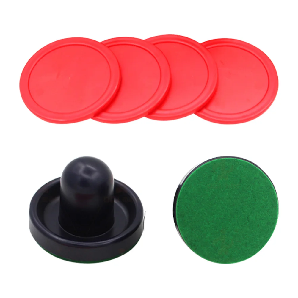 1세트 에어 하키 푸셔즈 퍽스 콤보 하키 부품 대량 교체용 카니발, 박람회, 테마파크, 가족 게임룸용