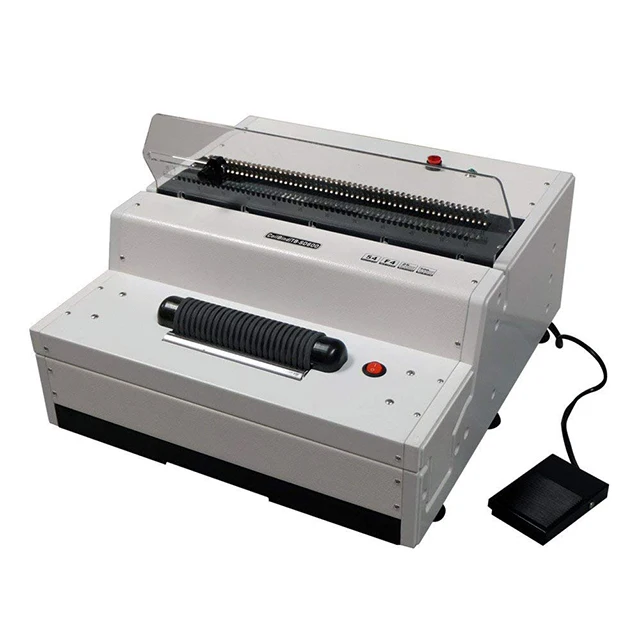 2025 SD600A Custom High Quality Electric Single Loop Wire Binding Machine Coil Binding Machine Binding Machine Spiral