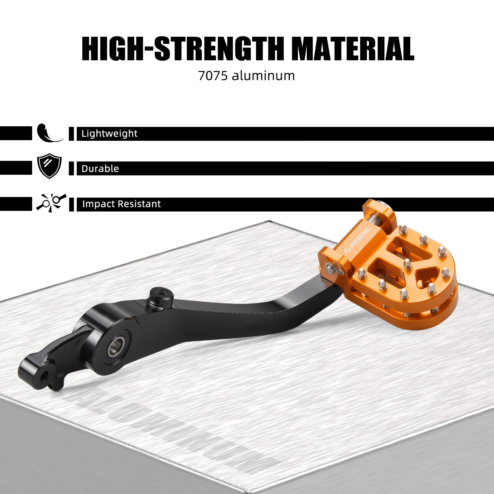 Für KTM 790 890 Adventure /R 2021-2025 NICECNC Einstellbares Hinteres Bremspedal Schalthebel Fußrasten Für Husqvarna 901 – Detail 13