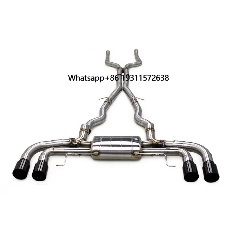 

Custom Stainless Steel Valvetronic Exhaust Muffler for M550/M550i G30/N63 4.4TT 2017-2022 Racing Exhaust Catback System