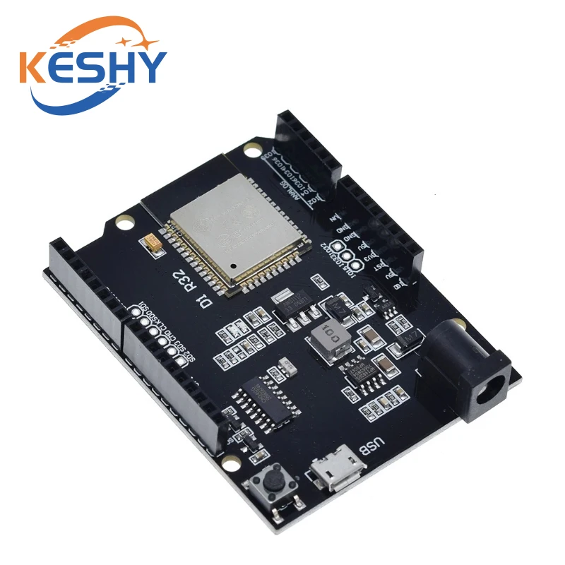 For Wemos D1 ESP32 ESP-32 WiFi Bluetooth 4MB Flash UNO D1 R32 Board Module CH340 CH340G Development Board For Arduino