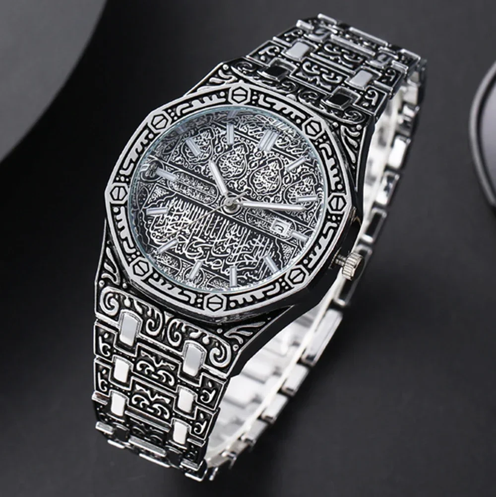 

New Luxury Men Watches Fashion Men Stainless Steel Watch Calendar Quartz Wristwatch Business Watches Man Clock Relogio Masculino