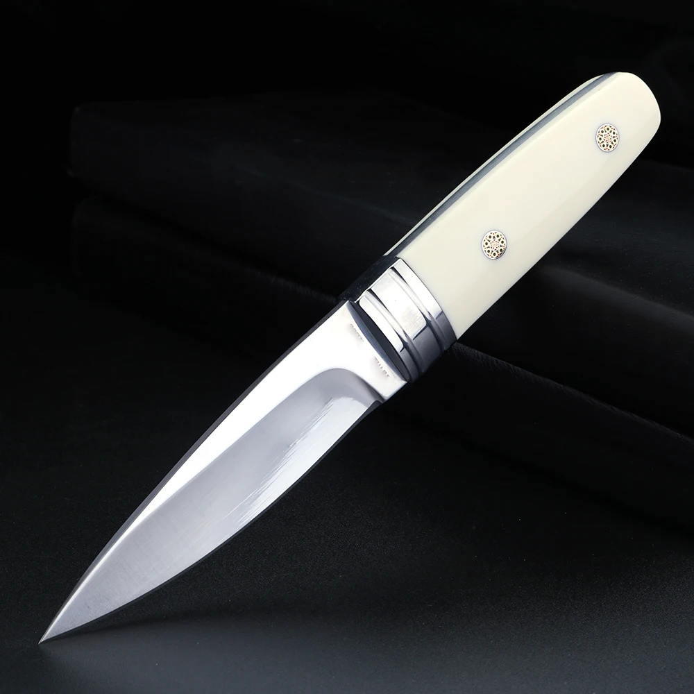 XUANFENG High hardness M390 steel keel integrated small straight knife survival straight knife portable fixed blade knife