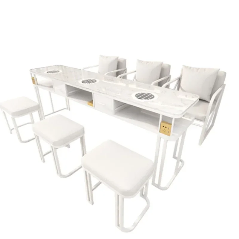 Professional Nordic Desk Nail Tables Manicure Makeup White Modern Nail Tables Living Room Mesa Manicura Salon Furniture