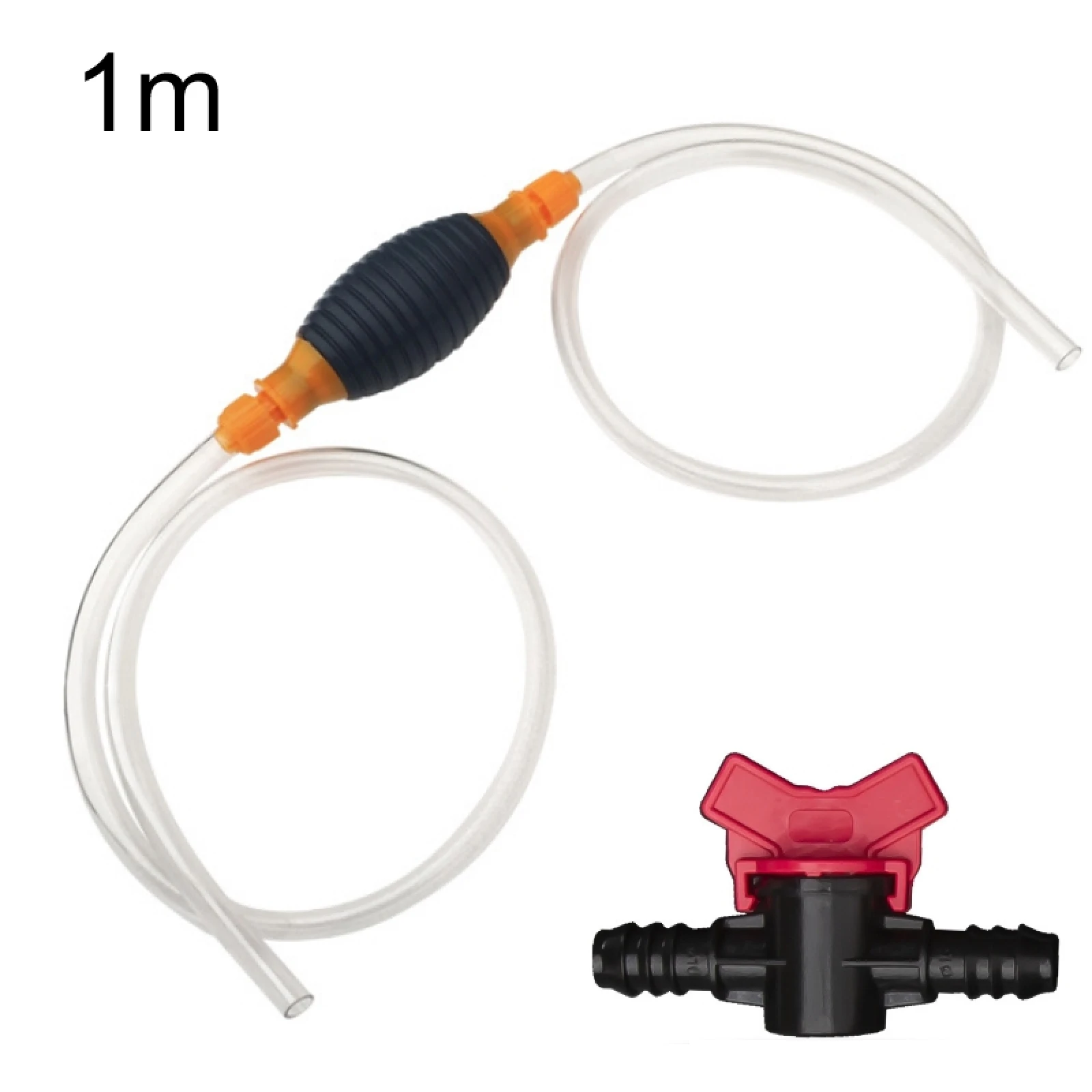 2pcs Manual Gasoline Oil Sucker Water Deflector Car Fuel Tank Extractor Add Urea Oil Well Pump Increased Air Balloon