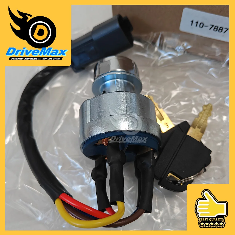 

2/5 шт., 4 линии, ведьма зажигания 110-7887 467-8535 4678535 1107887 подходит для экскаватора Caterpillar 216B 226B 242B 246B 267B