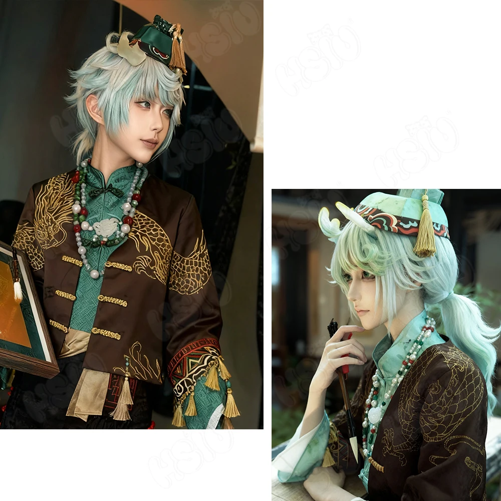 

2026 new Game Identity V painter Edgar cosplay costume Edgar Valden Cosplay Clothing Wig Halloween Christmas Carnival Suit