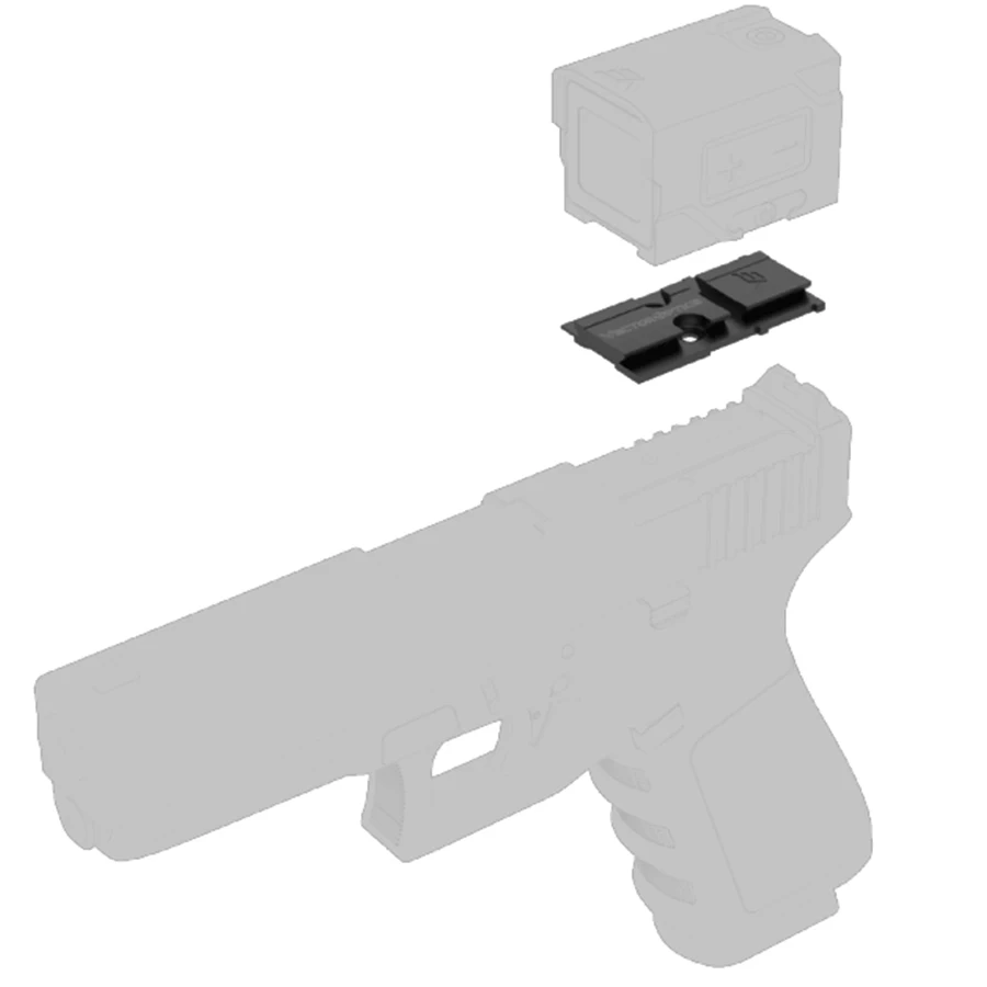 Vector Optics Red Dot Footprint for Frenzy 20Mm Weaver Picatinny Dovetail Rifle Low Riser Mount Tactical Hunting Accessories