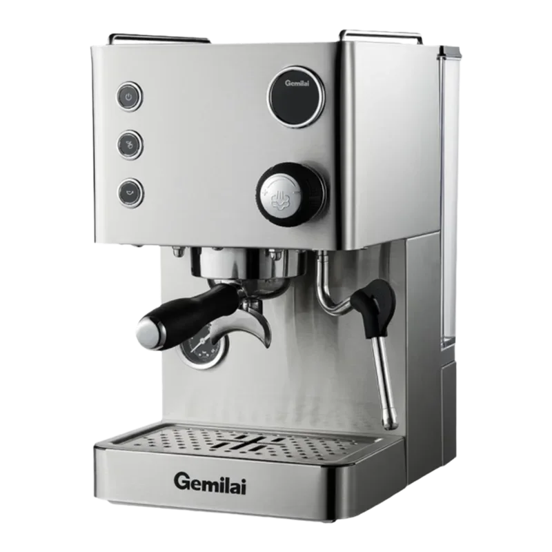 Gemilai CRM3007L Italian semi-automatic coffee machine Small adjustable temperature steam brewing machine 220V-240V