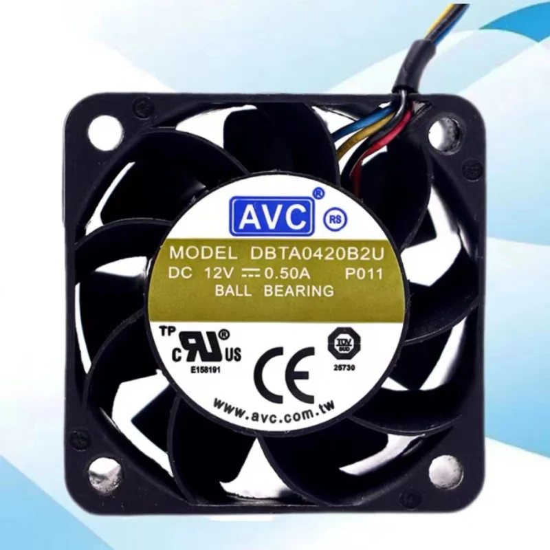 4020 Dbta0420b2u 12V 0.50a 4-Wire PWM Max Airflow Rate Cooling Fan