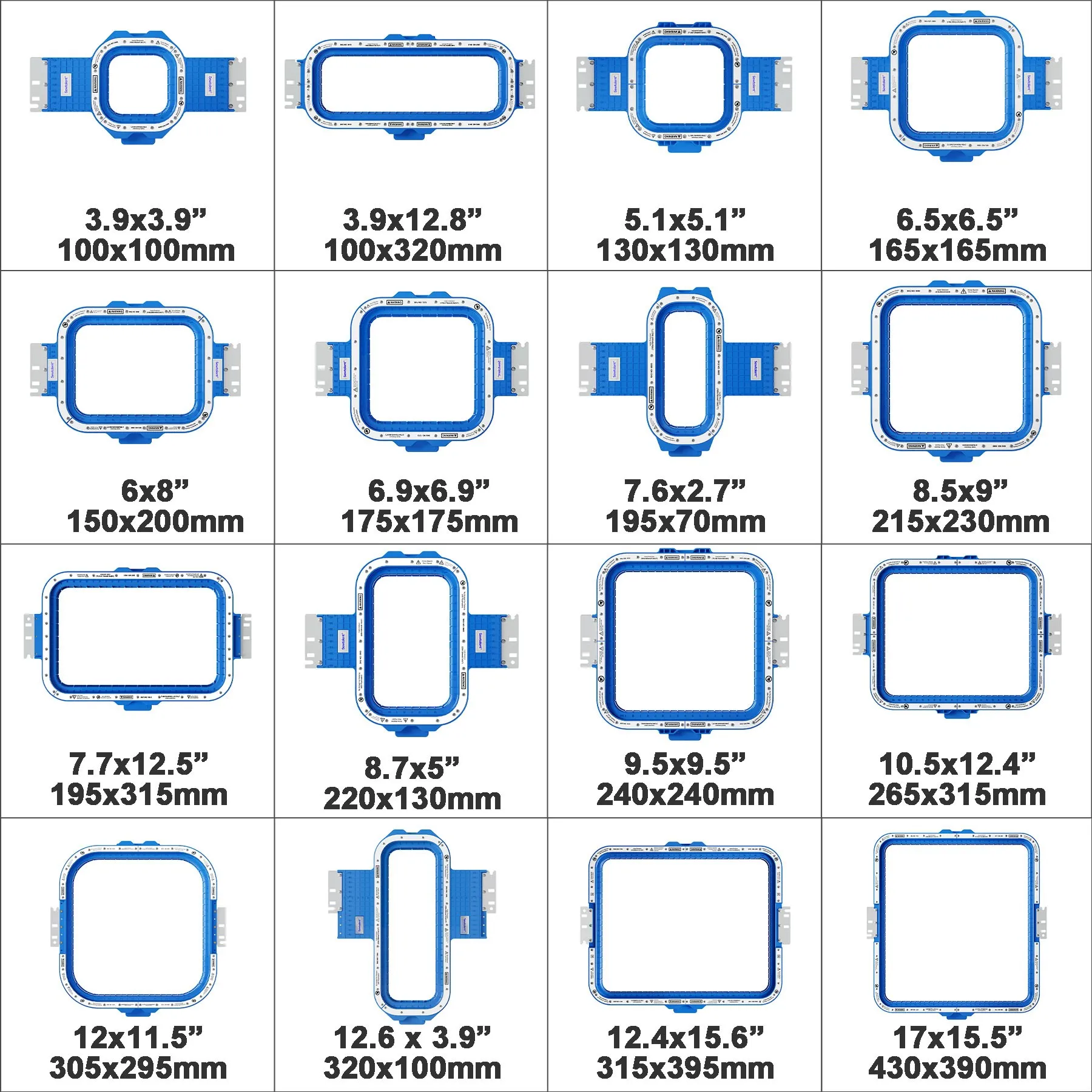 Magnetic Hoop for Brother PR1050X PR670E PR655 Machine Mighty Hoops Embroidery Magnet Frames