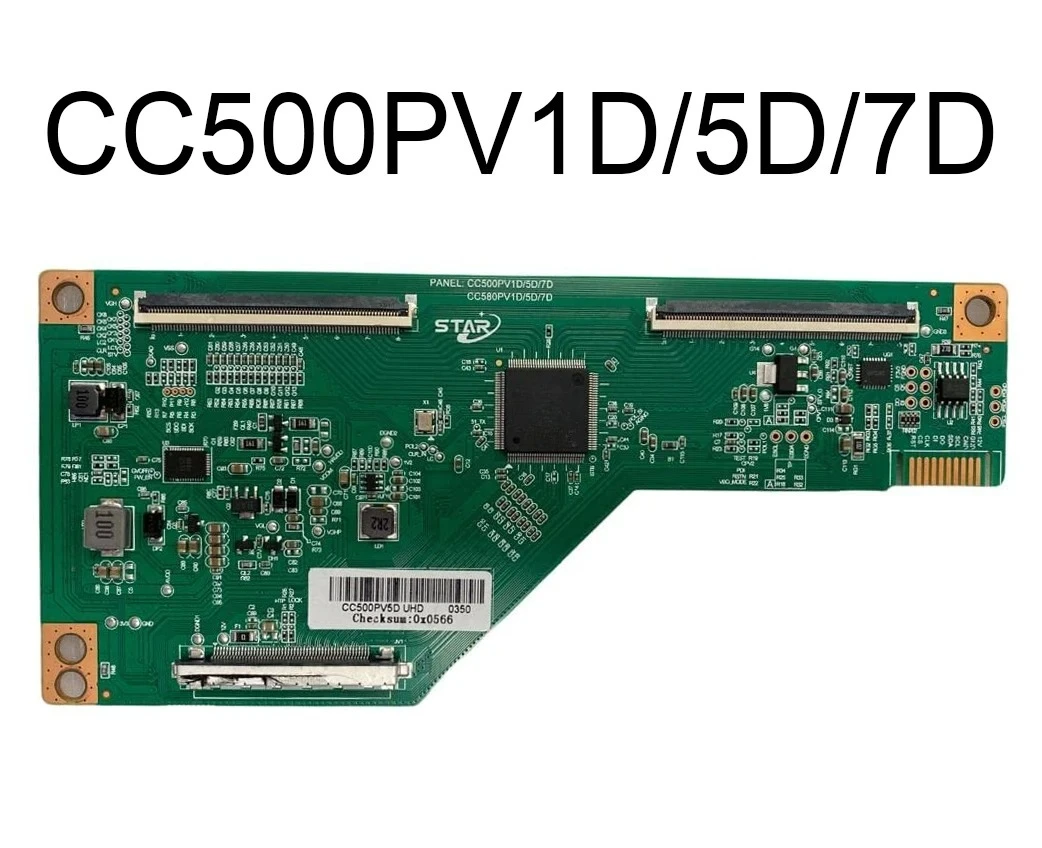 

Brand New Original T-CON Board CC500PV1D/5D/7D CC500PV5D CC500PV1D CC500PV7D CC580PV5D 4K logic board is for 50 inch TV