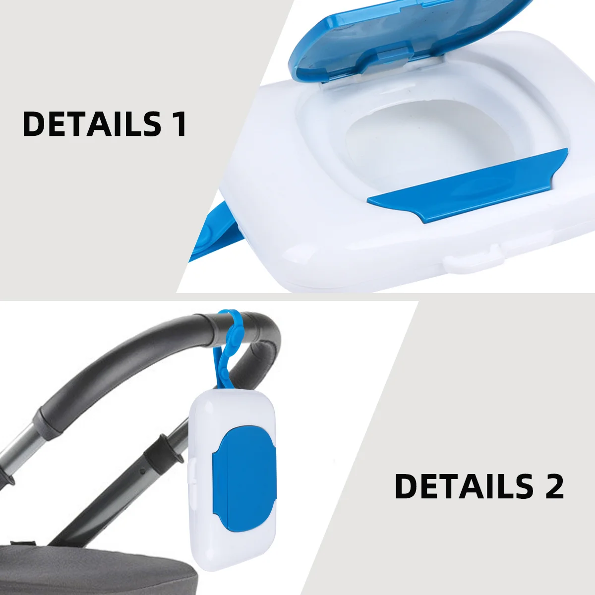 

Convenient Baby Wipes Case Portable Silicone Belt for Quick Clean Up Travel Use Wet Tissue Case Infant Wet Tissue