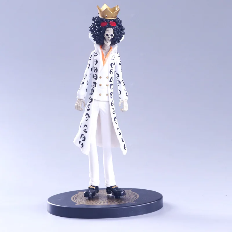 Anime ONE PIECE FILM GOLD Brook Burukku White Suit Ver. Figura de acción de PVC, estatua, modelo coleccionable, juguetes para niños, muñeca, regalos