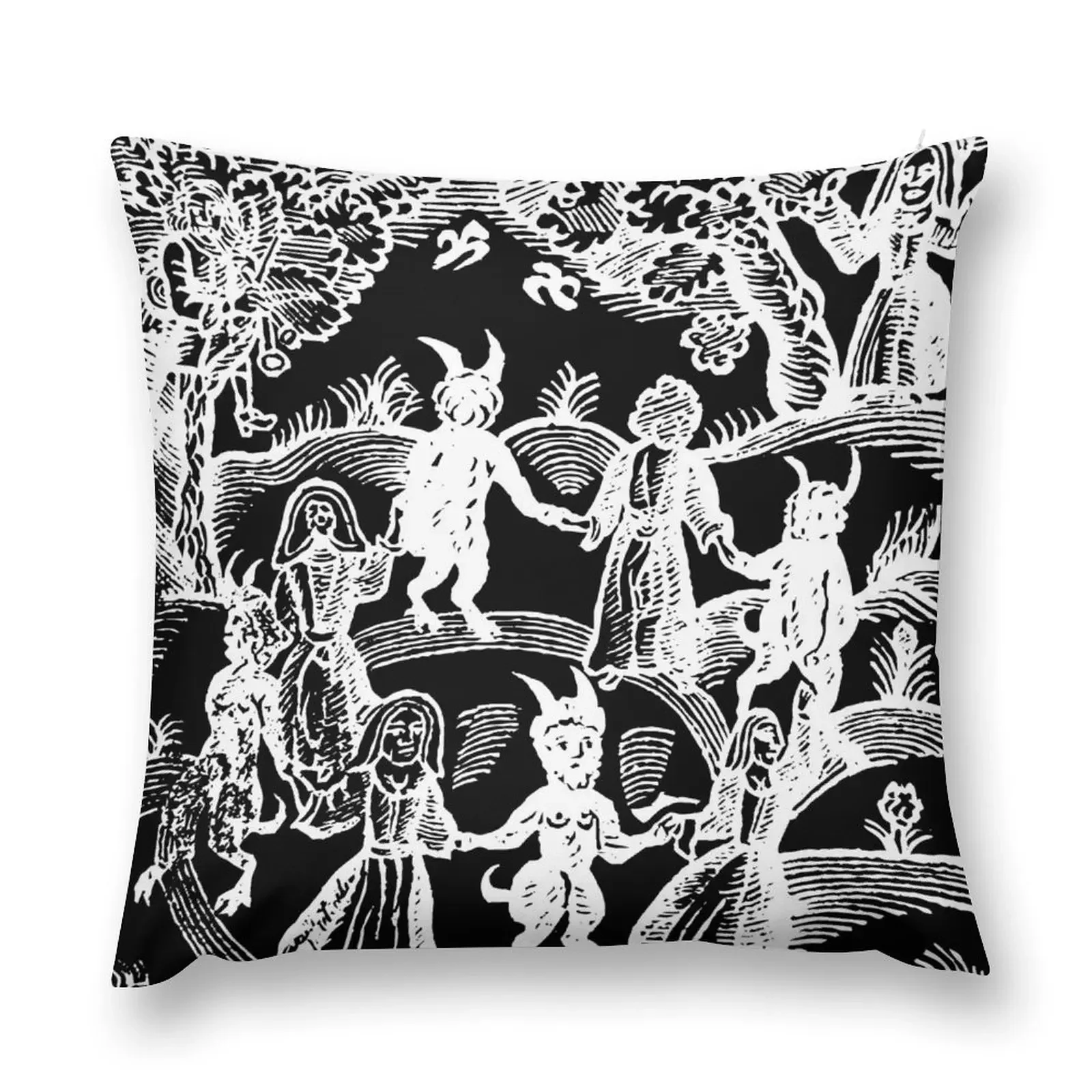 

Dance with the Devil (white) Throw Pillow ornamental pillows for living room Christmas Throw Pillows Covers pillow