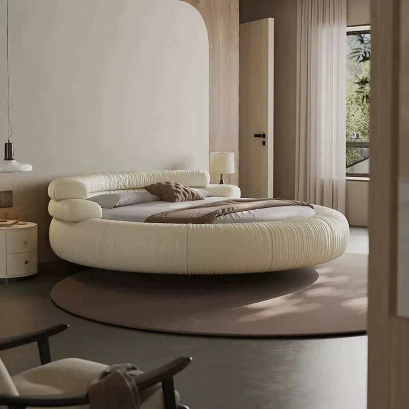 Tatami Lights Beds Floating Italian Platform Cabane Beds Couch Wall Futuristic Muebles Para Dormitorio Furniture Bedroom Sets