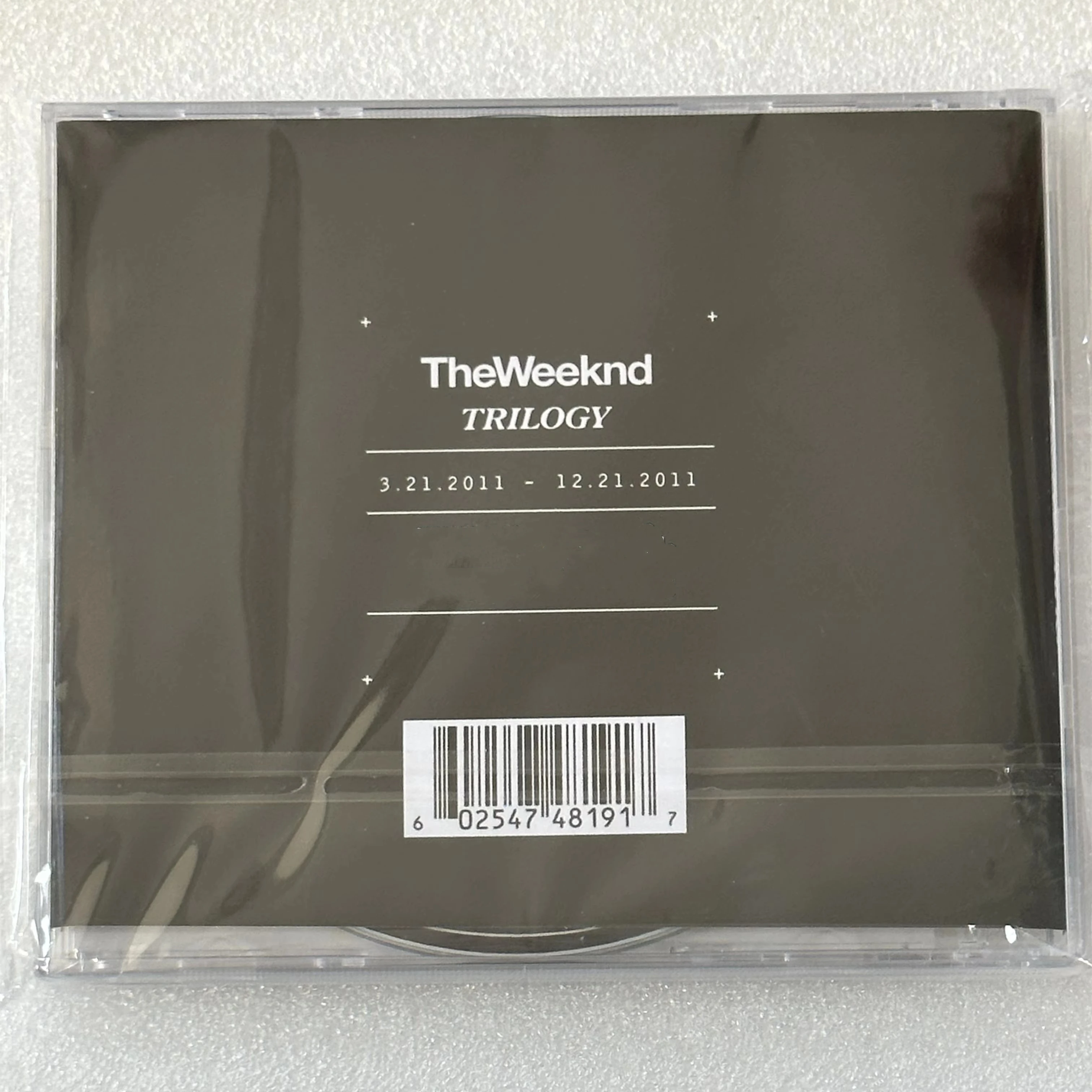 R&B The Weeknd Music CD The Trilogy Album High for This 3pcs Music Record Cosplay Walkman Car Soundtracks Box Party Music Gifts