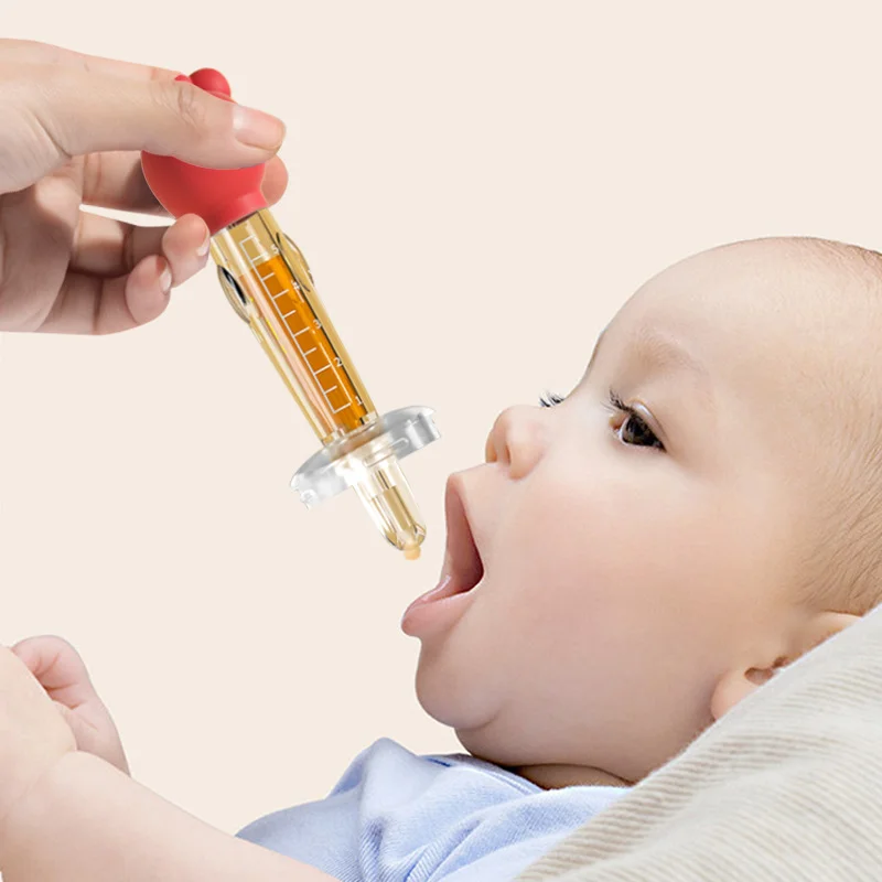 3pcs Set of Silicone Baby Medicine Feeder Anti-Choking Dropper with Graduated Measurements Specially Designed for Children's