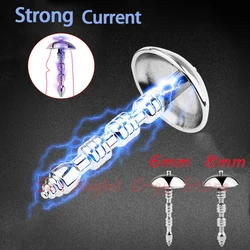 E-stim Penis Rod Electro Shock Urethral Sounding Plug Bdsm Medical Accessories For Men Prostate By Electric Stimulation Sex Toy