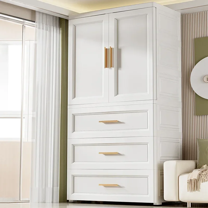 

Multifunctional large-capacity plastic closet Cabinet Baby Children's cabinet Folding storage box for family