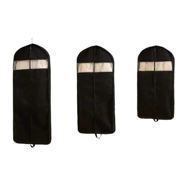 

2025 Новое дыхание висят одежду защиты для одежды Тяжелая Doutys тканевая пылепроницаемая крышка с панелью с чистой доступом