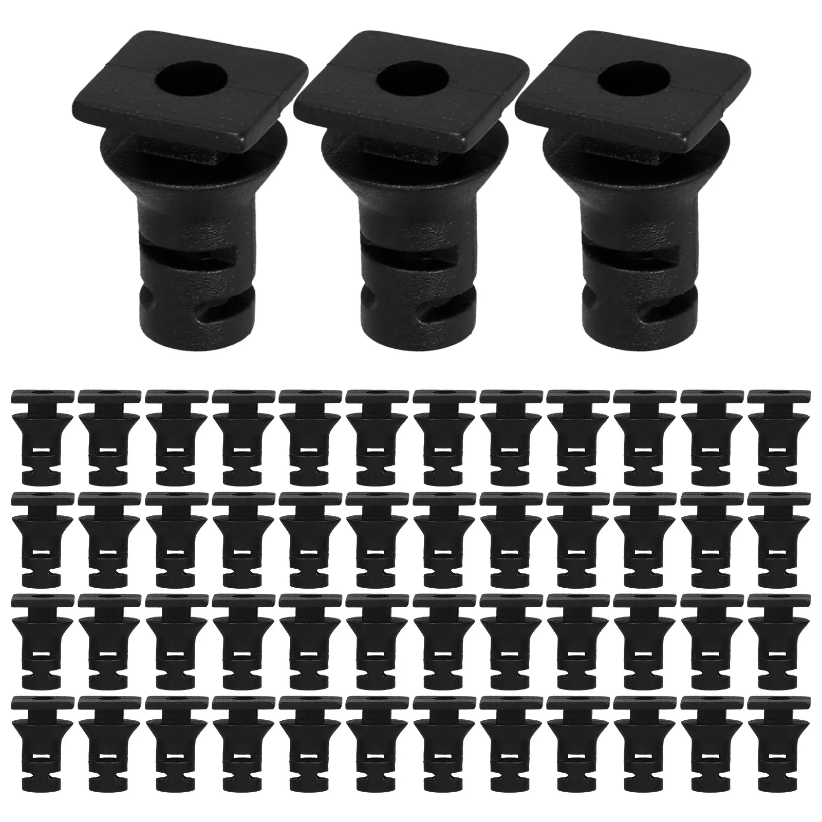 

100Pcs Cord Grip Strain Relief Connector Cable Protector for Electrical Wiring Applications Robust ABS Design Cable Glands