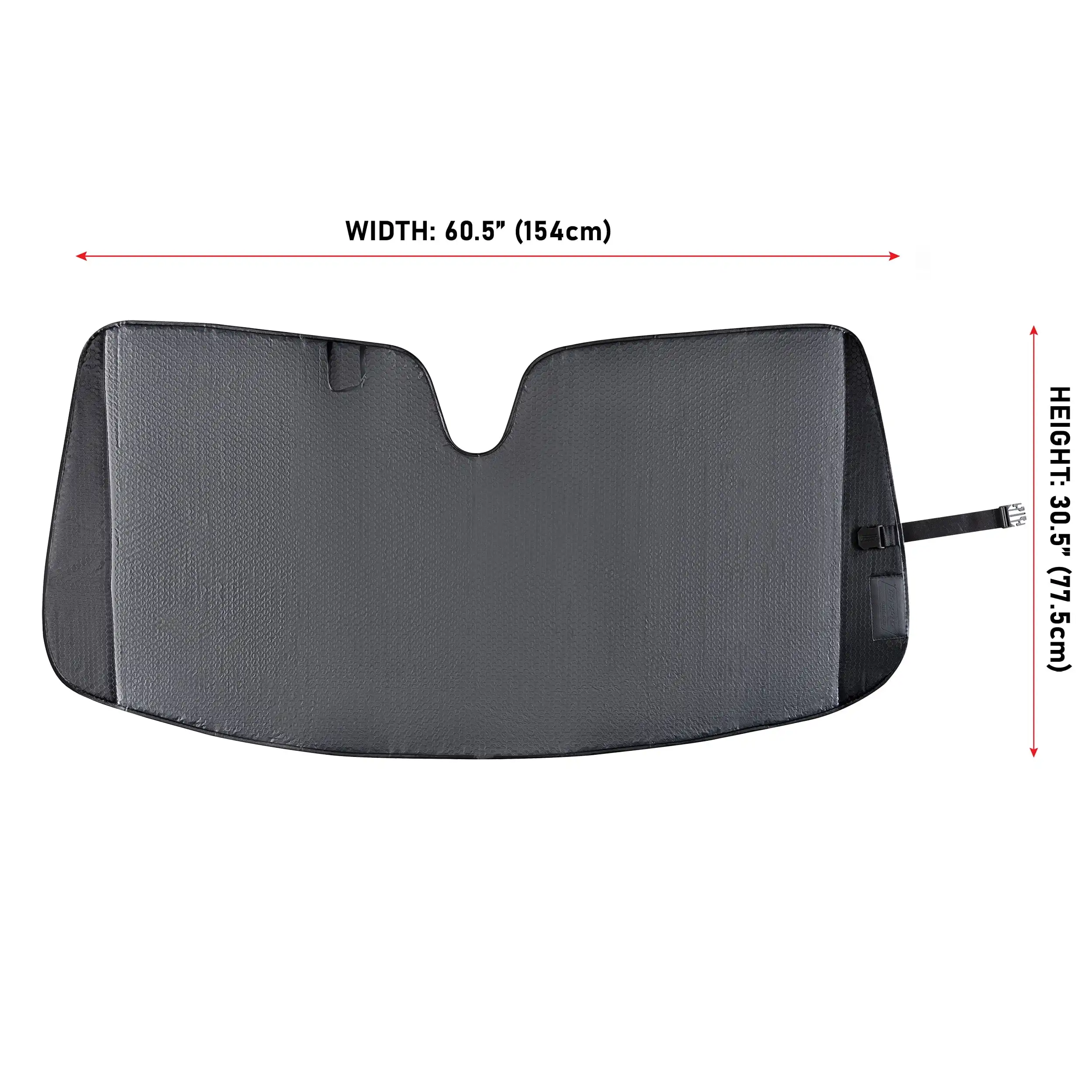 General windshield cover for sun visor folding heat insulation board
