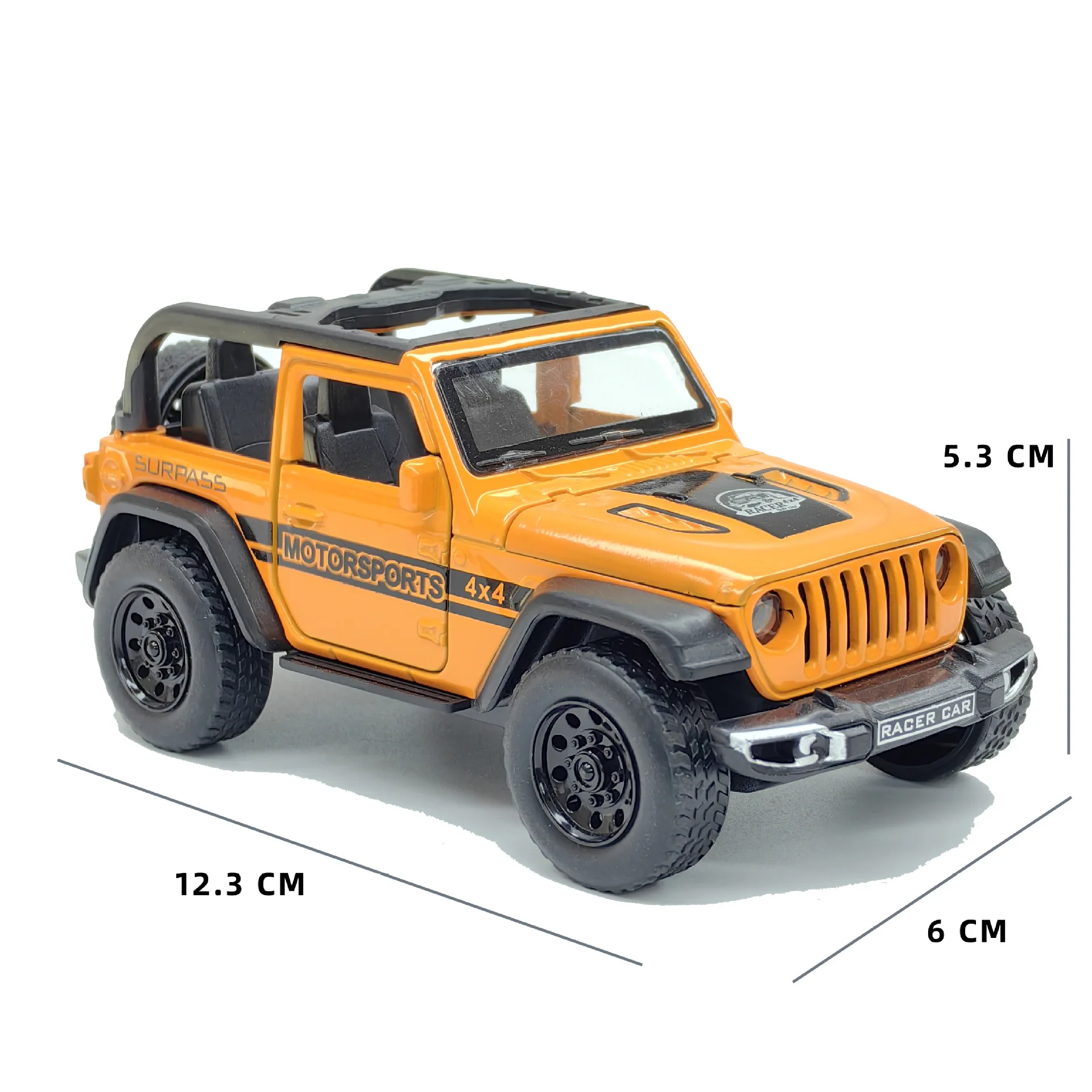 Toy car alloy car model doll machine off-road car pull back function children's toy