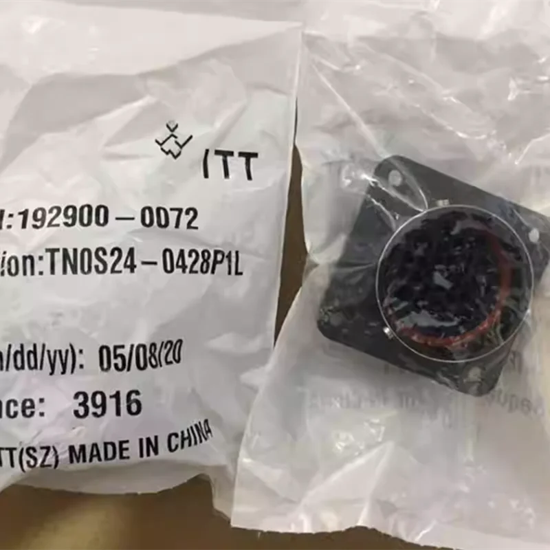 1PCS 192900-0072 32 hole ITT round aviation plug socket male and female waterproof connector 192900-0055 TRI N RECP M FLG 4-28