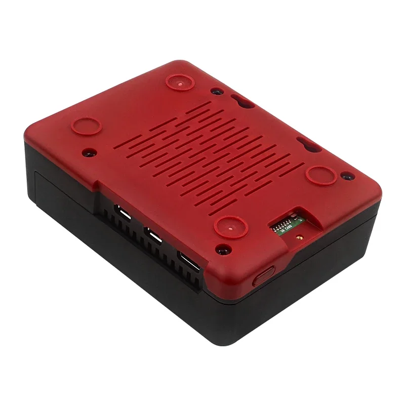 Imagem -04 - Capa Argon Neo para Raspberry pi Gabinete de Alumínio Resfriamento Passivo e Ativo Capas Preto e Vermelho Ventilador Pwm de 30 mm