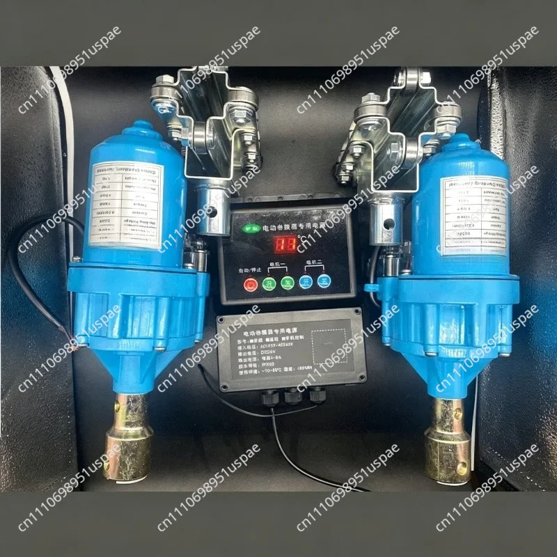 DC24V Electric Film Winding Machine Roll machine 1 set Greenhouse Electric Film Roller Roll Up Motor +Climbers+power supply
