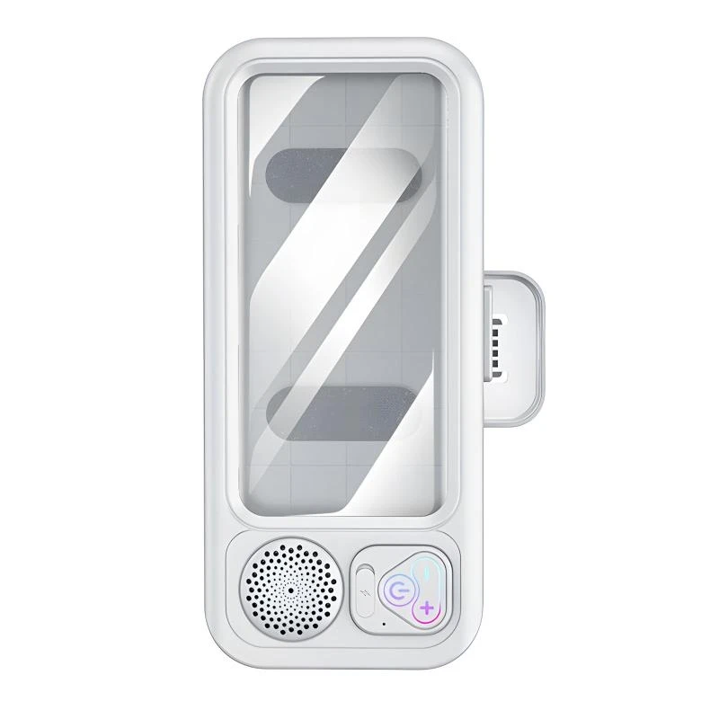 

Water Resistant Wireless 5.4 Speaker With 800mAh Power And Adjustable Phone Holder For Different Areas