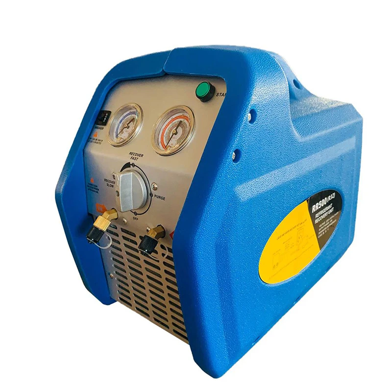 

1HP 220 240V 50/60HZ Single Cylinder Refrigerant Recovery Machine for Vapor and Liquid Model R500 Portable