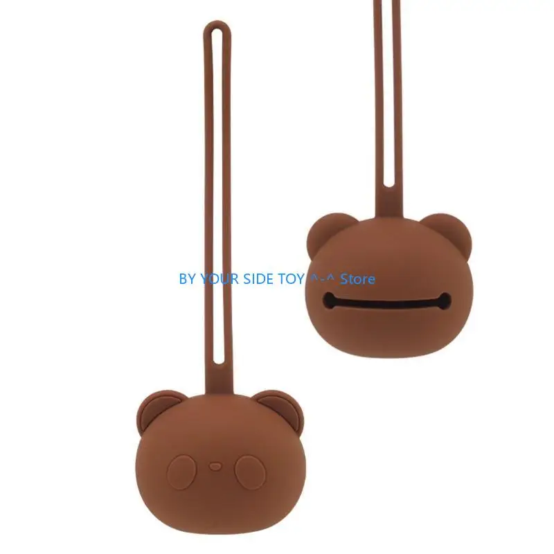 

Baby Teether for Case Lost Prevent Pacifier Holder Silicone Soother B U6XE