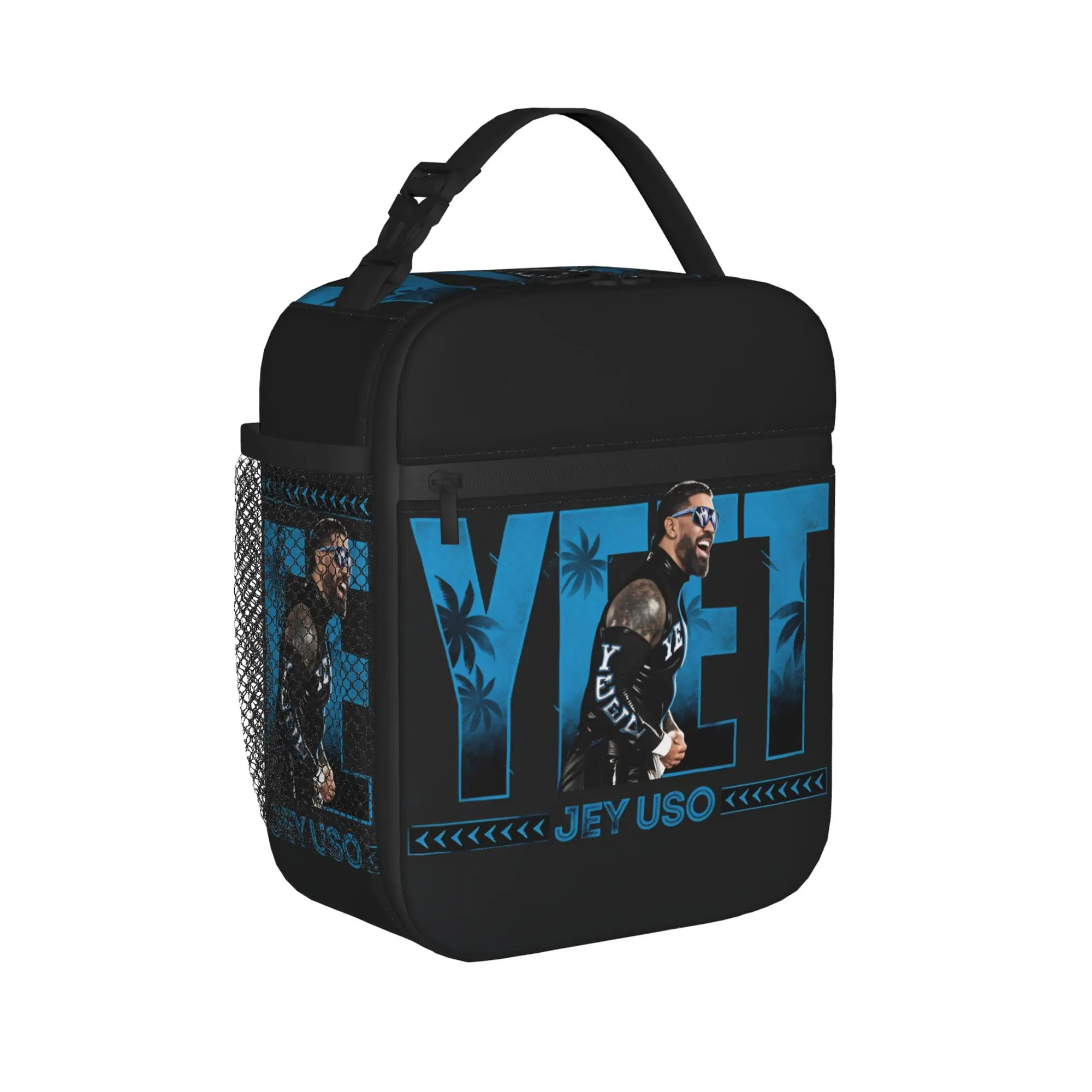 JEY YEET USO Wrestling Lunch Bag Vintage Lunchbox für Mädchen, Büro-Kühltasche, wasserdicht, bedruckt, Thermo-Tragetasche – Detail 2