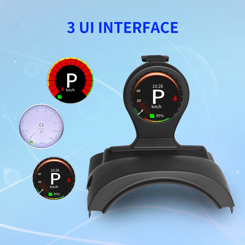 New Mini Car Instrument Cluster for Tesla Model 3 Model Y Retrofit Multimedia Digital LCD Dashboard Head-up Display Speedmeter