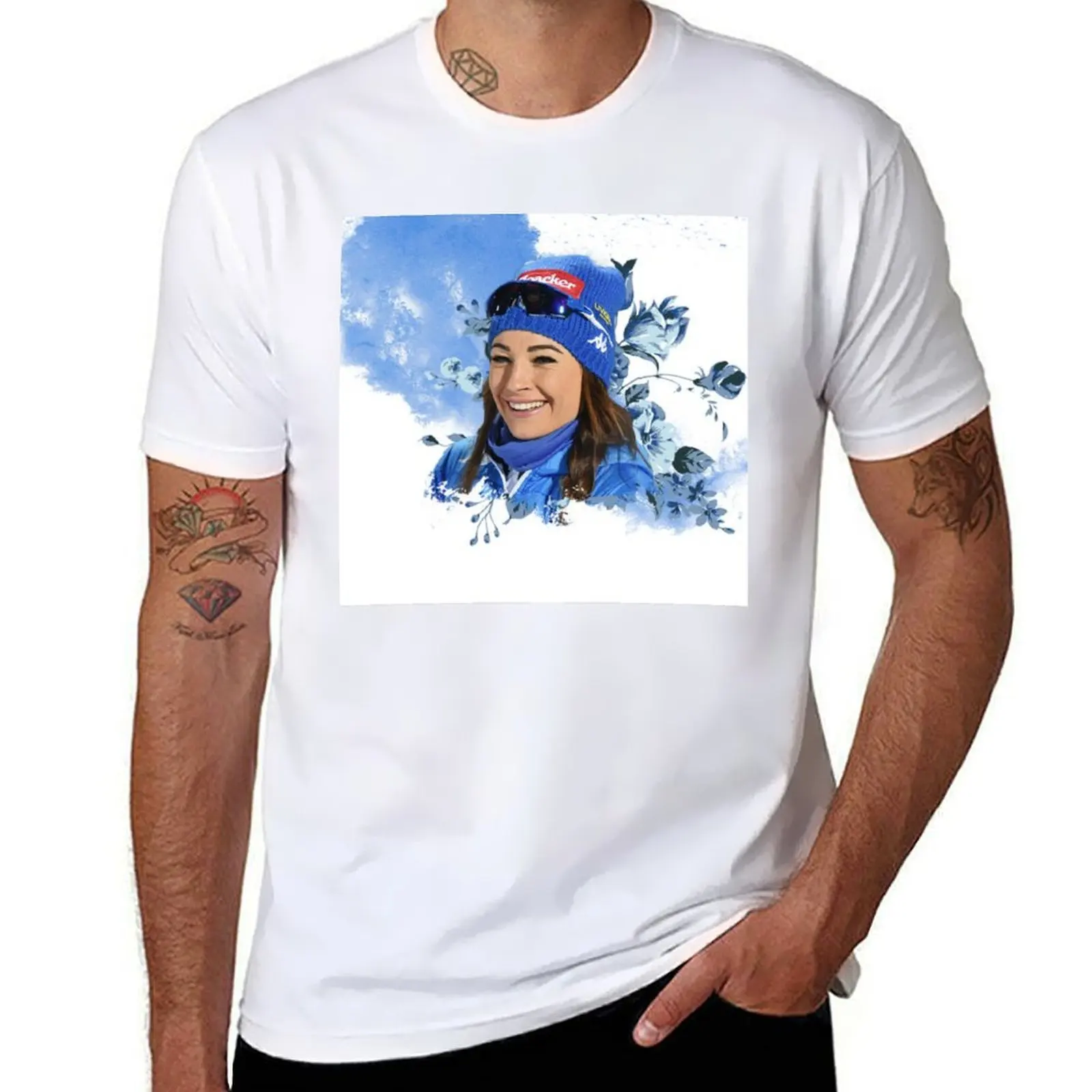 

Футболка для биоатлона Dorothea Wierer, футболки с аниме, футболки большого размера для мужчин, хлопковая мягкая футболка